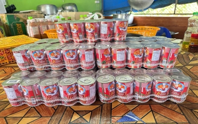 ขอขอบคุณ คุณโชคชัยแพปลา  ที่ให้ความกรุณามอบปลากระป๋องแก่โรงเรียนวัดใหญ่จอมปราสาท รวมมูลค่า 2,000 บาท
